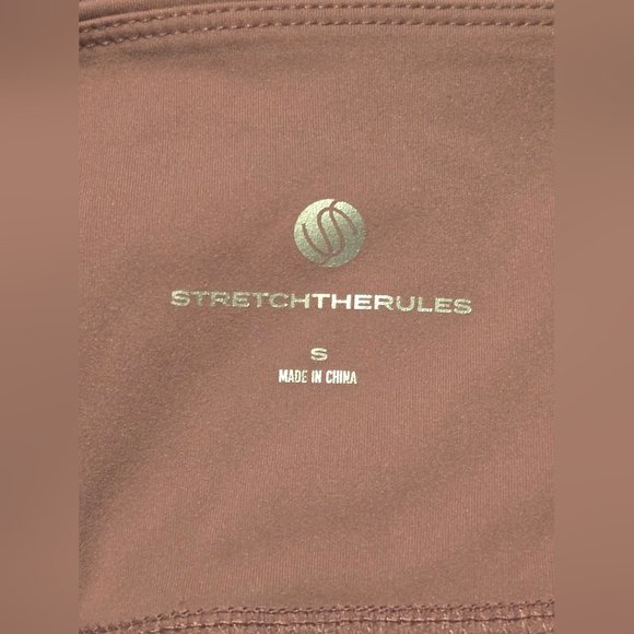 NWOT Stretch The Rules Purple High-Waisted Leggings - Picture 9 of 9